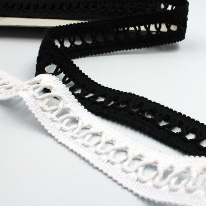 Criss Cross Openwork Cotton Braid 30mm x 1m - 6149