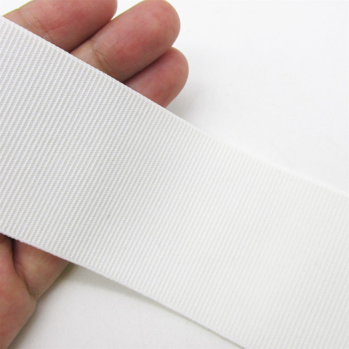 Flat Ribbed Elastic - 50mm - by the metre - 5467