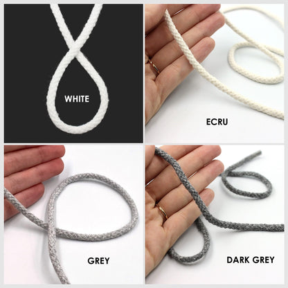 Round Plaited Cord 4mm x5m - 9868