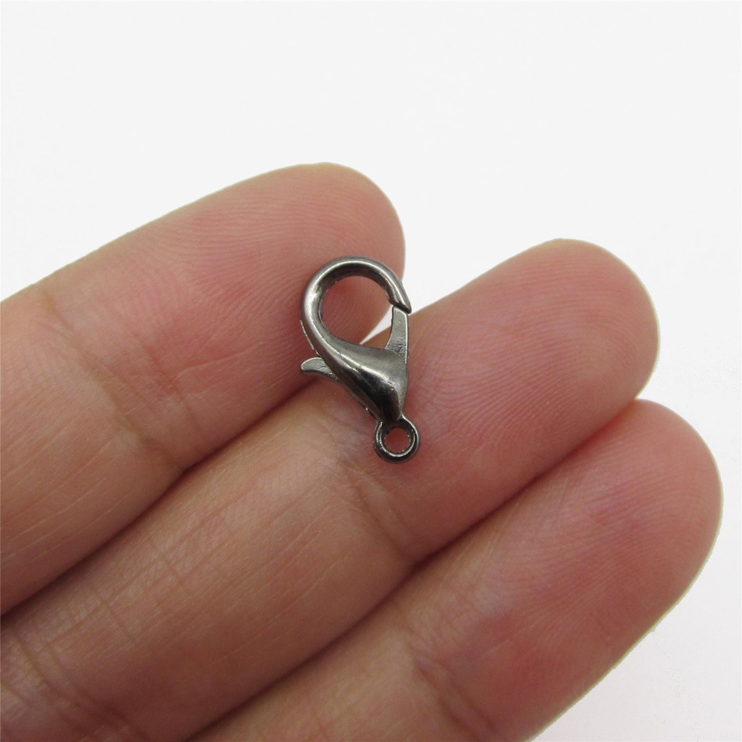 Rounded Metal Lobster Clasp x 10pcs - 6168