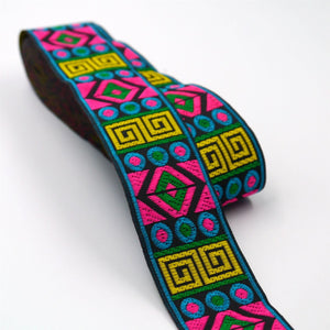 Aztec Inspired Patterned Braid 35mm 9855