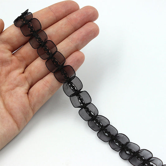 Organza Loop Braid - 17mm - by the metre - 9234