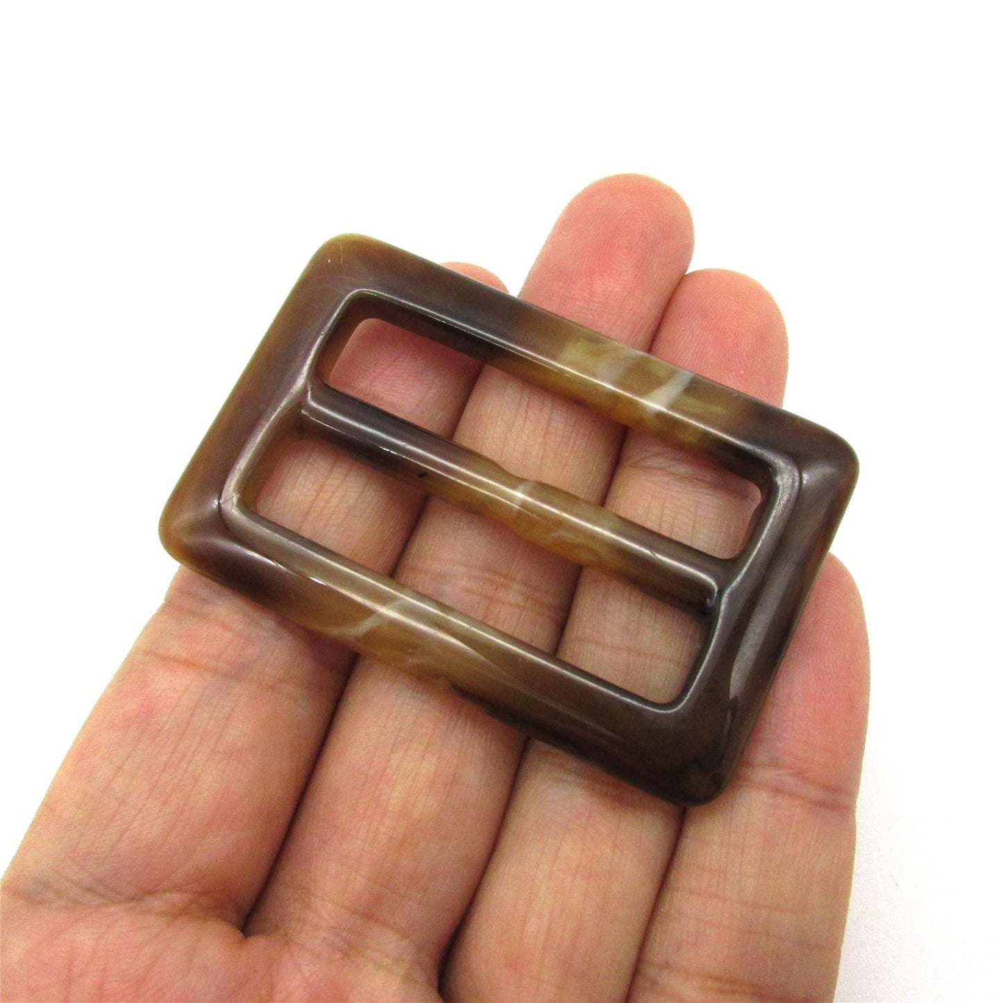 Faux Horn Resin Buckle - 6109