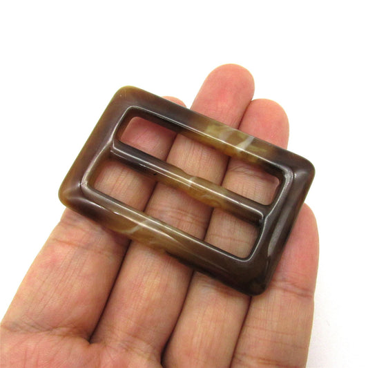 Faux Horn Resin Slider Buckle - 6109