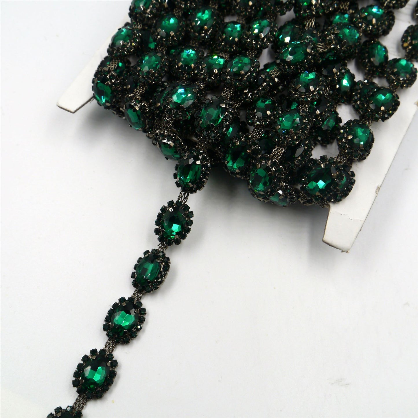 Stone Diamante Banding Oval x1m - 9736