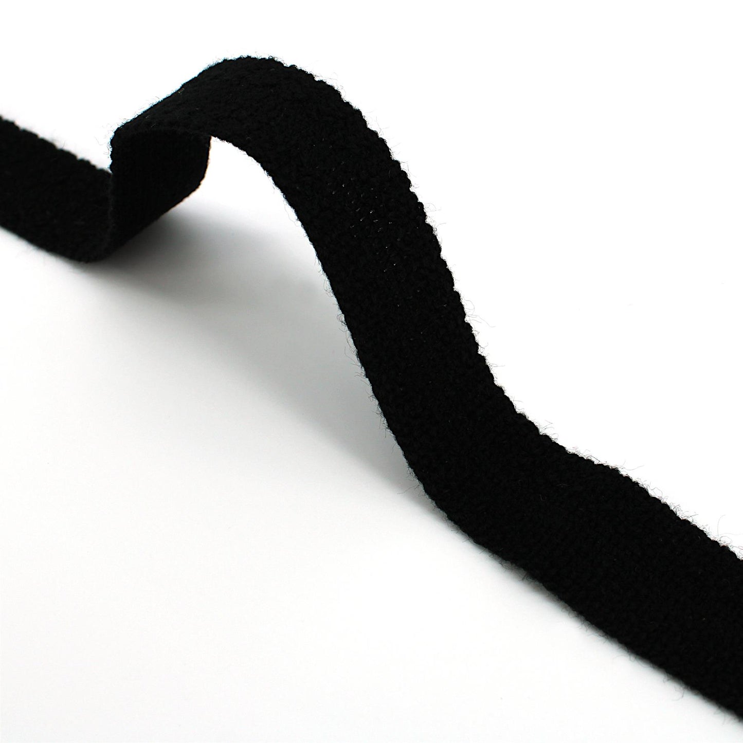 Flat Acrylic Tape - Black - 25mm - by the metre - 6139