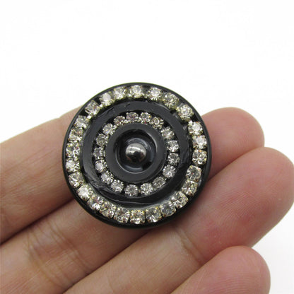 Button with Diamante Ring Detailing - 5288