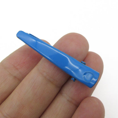 Coloured Metal Crocodile Clip - 40mm x 10pcs - 5236
