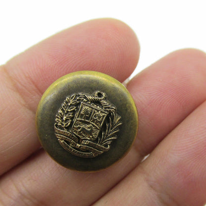 Acrylic Button with Shield - 4392