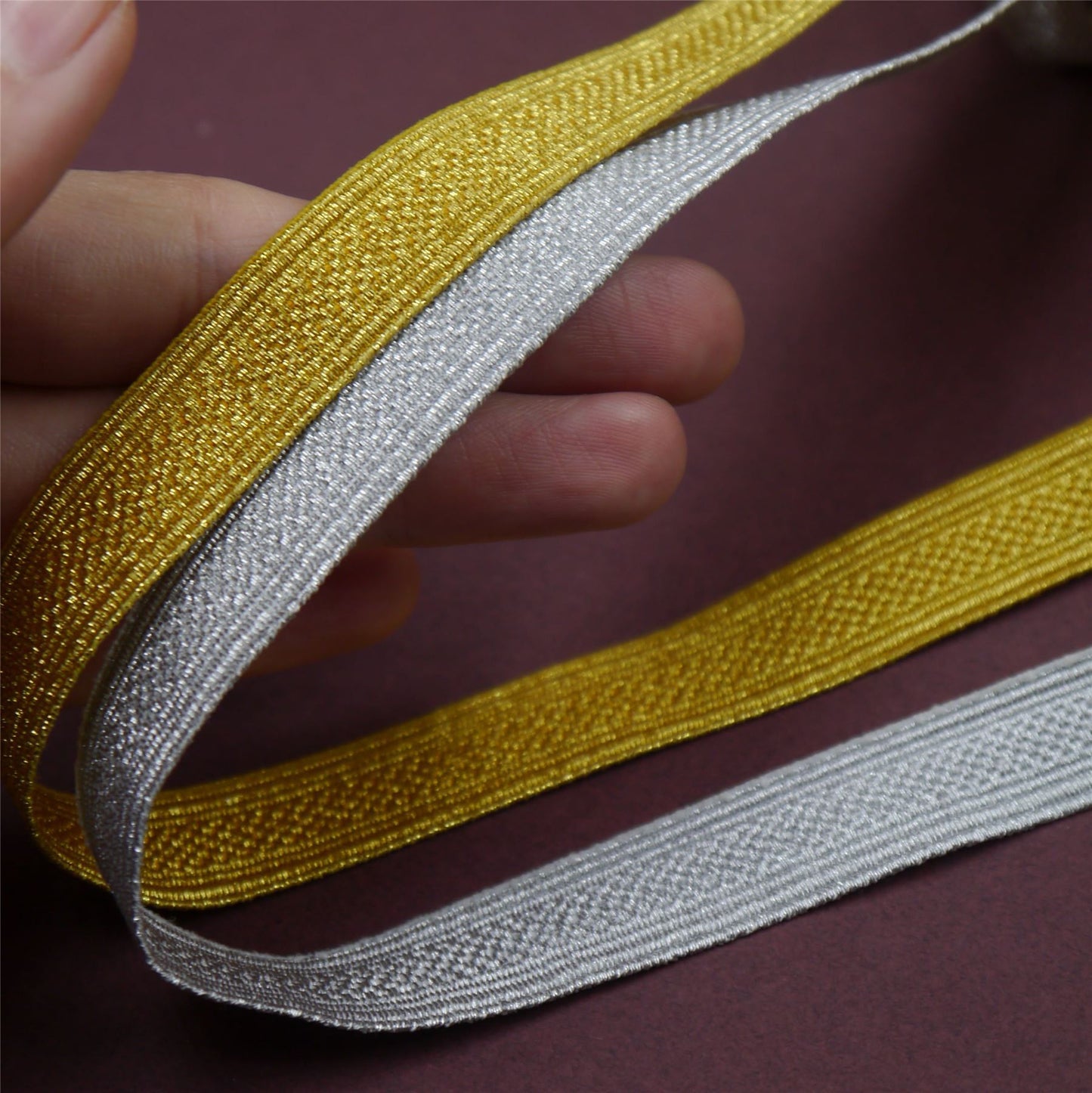 Stripe Metallic Braid - by the metre - 9767