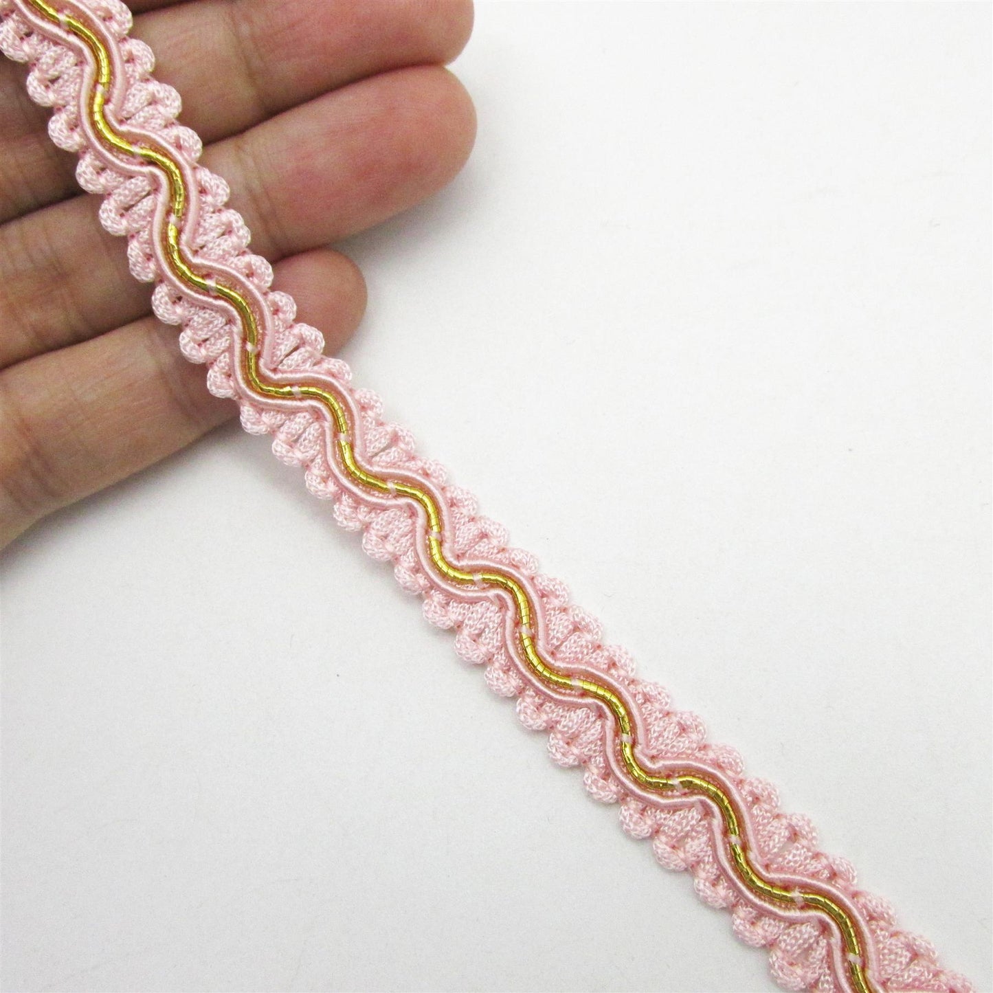 Vintage Braid with Metallic Wave - 10mm - by the metre - 1724
