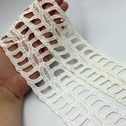 Guipure Lace With Giant Ladder Design 60mm 8651