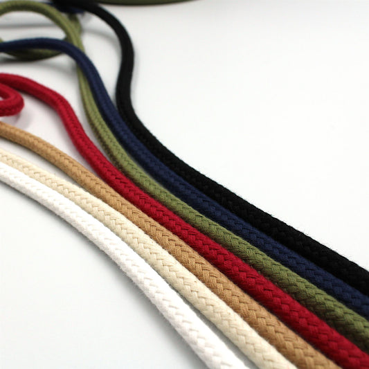 Cotton Braided Drawstring Cord 6mm x 1m - 5569