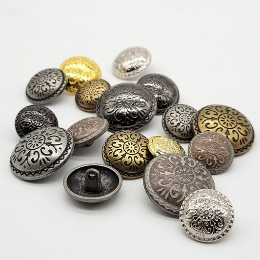 Decorative Metal Shank Button 4459