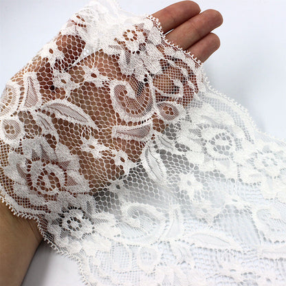 Wide Floral Lace - 16cm - by the metre - 9849