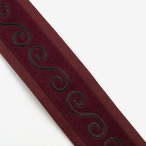 Leatherette Braid With Swirl IMPERFECT 30mm 6380