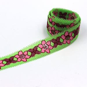 Vintage Braid With Picot Edge And Flowers 20mm 8143