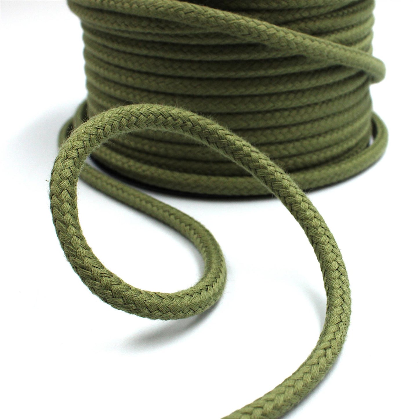 Cotton Braided Drawstring Cord 6mm x 1m - 5569
