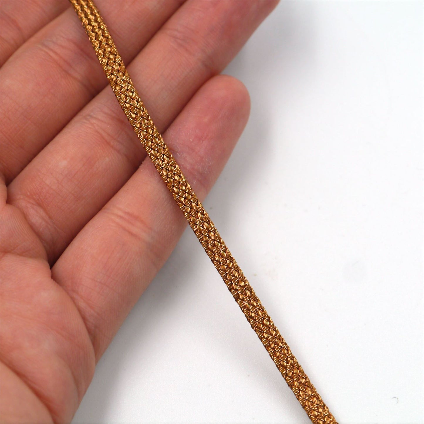 Flat Metallic Braid 4mm 7405