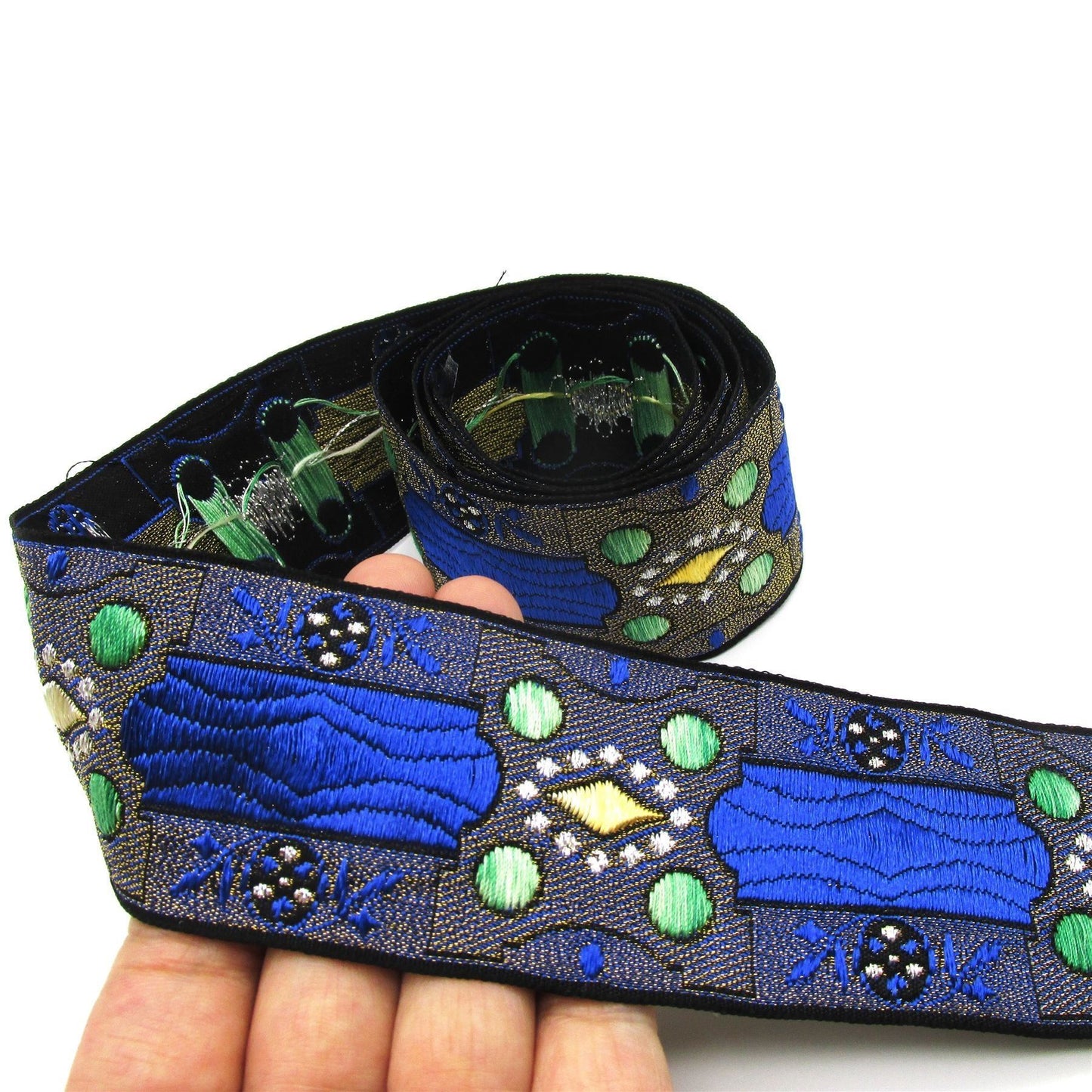 Ornate Pattern Wide Braid - 48mm - by the metre - 6682