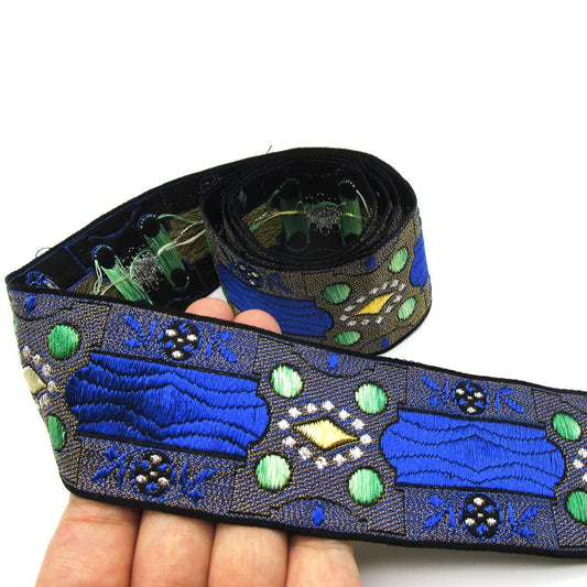 Ornate Pattern Wide Braid - 48mm - by the metre - 6682