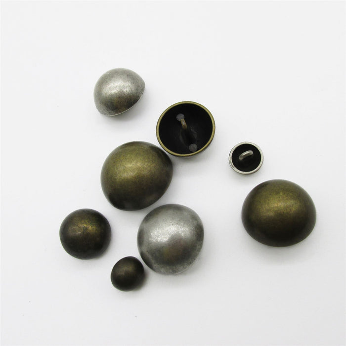 Metal Domed Button 4404