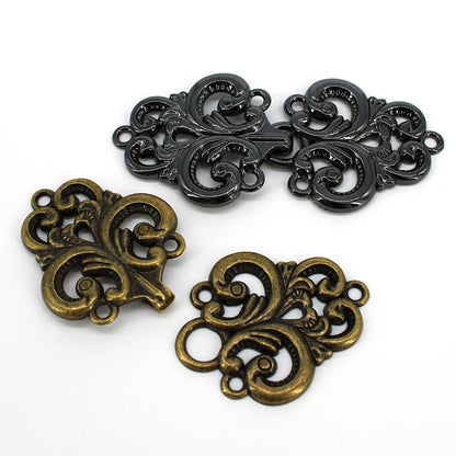 Ornate Baroque Metal Clasp - 68mm - 5607