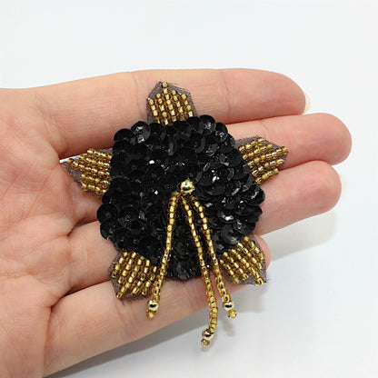 Motif with Bangles in Centre Flower - 60mm - 7286