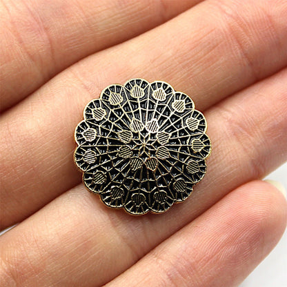 Filigree Metal Button 4390