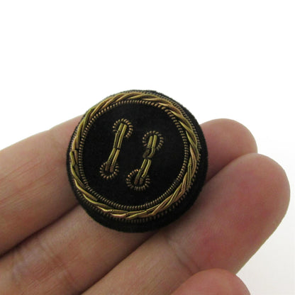 Embroidered Button - 4407