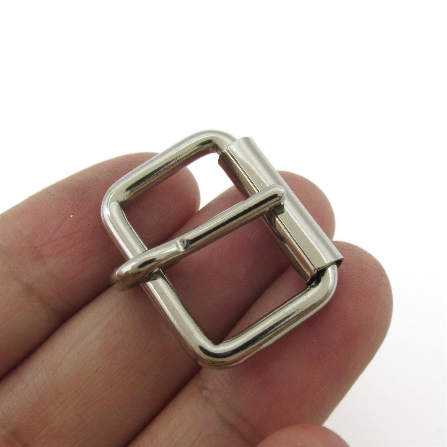 Metal Roller Buckle - Silver - 25mm - 5267
