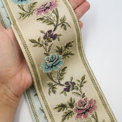 Floral Patterned Braid Wide 7984