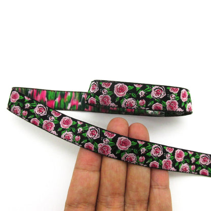 Pink Roses Braid 7603