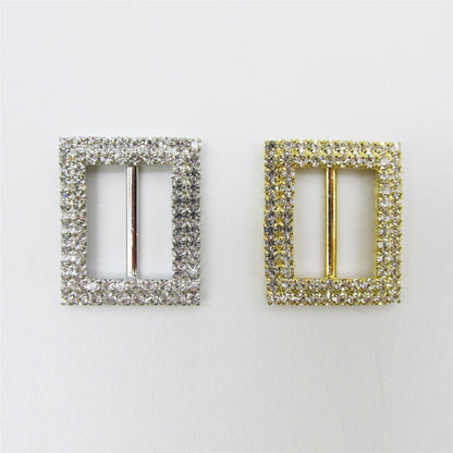 Diamante Buckle 25mm x 30mm - 7195