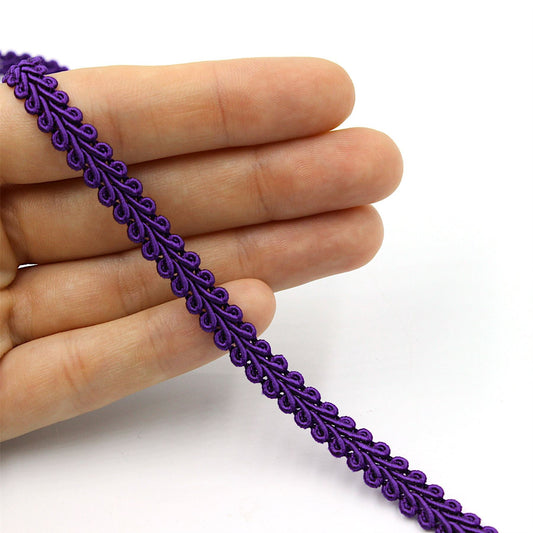 Small Feather Braid - 8mm - by the metre - 7259