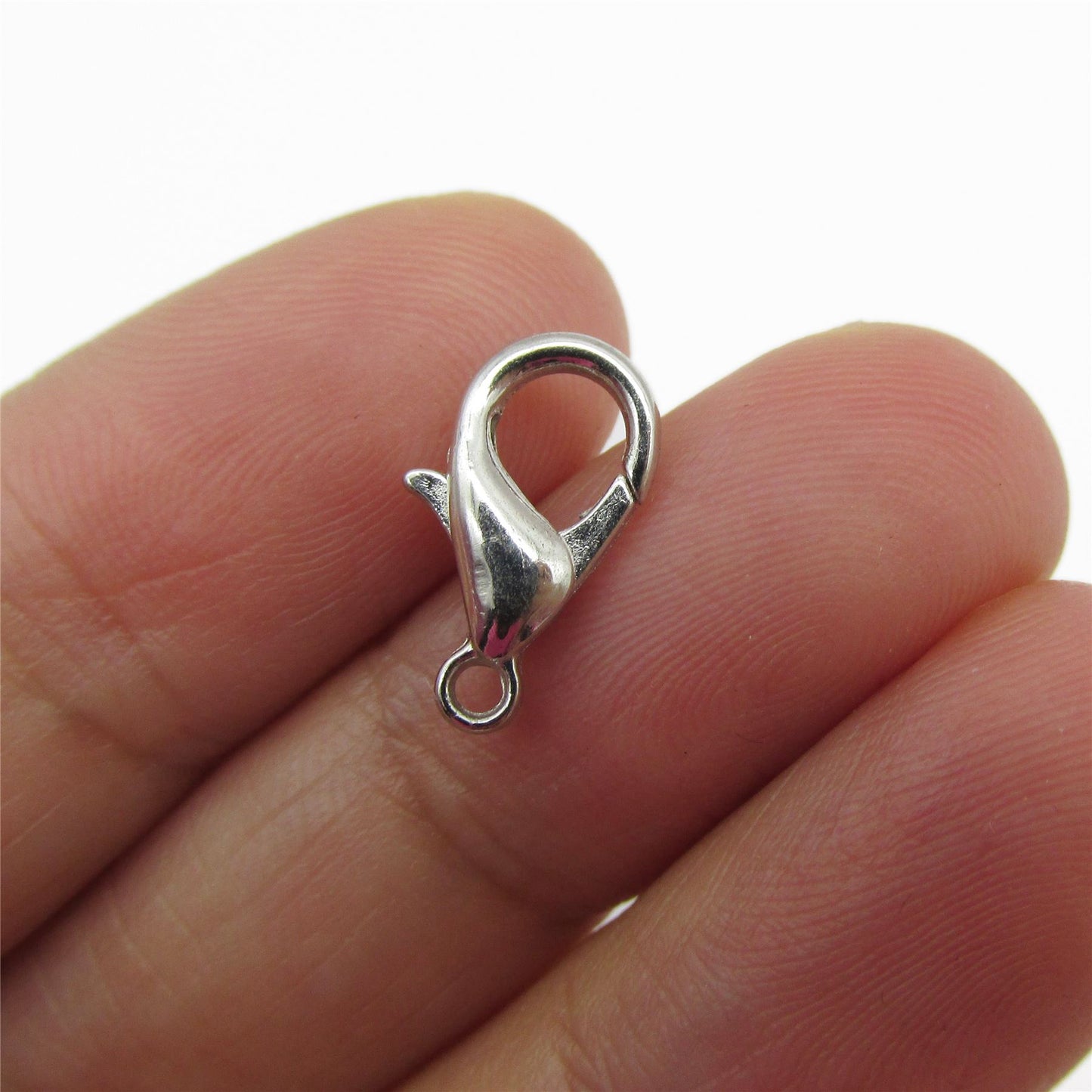 Rounded Metal Lobster Clasp x 10pcs - 6168