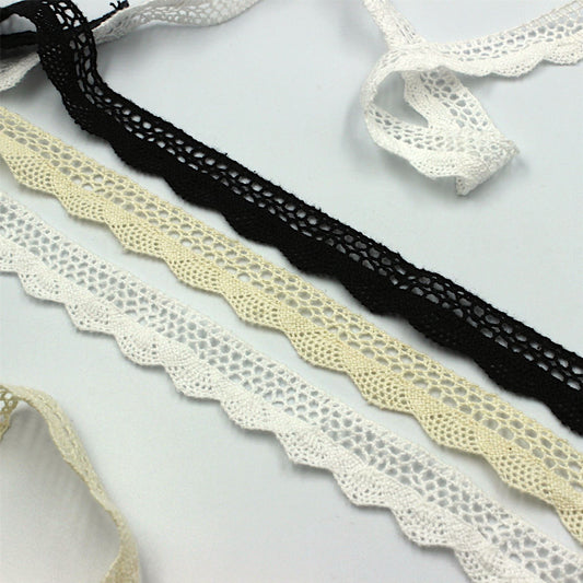 Single Scalloped Edge Lace 18mm 9233