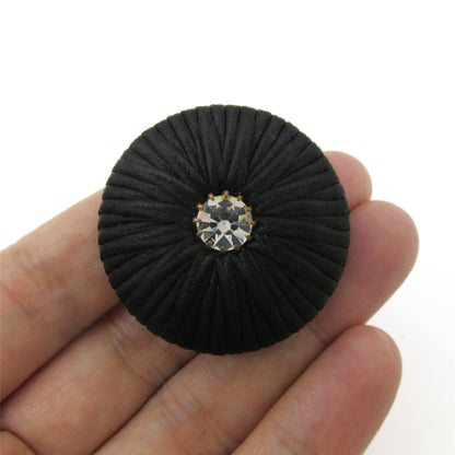 Passementerie Corded Button with Diamante Centre - 4363