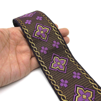 Wide Celtic Brocade Braid - 6cm - by the metre - 8246