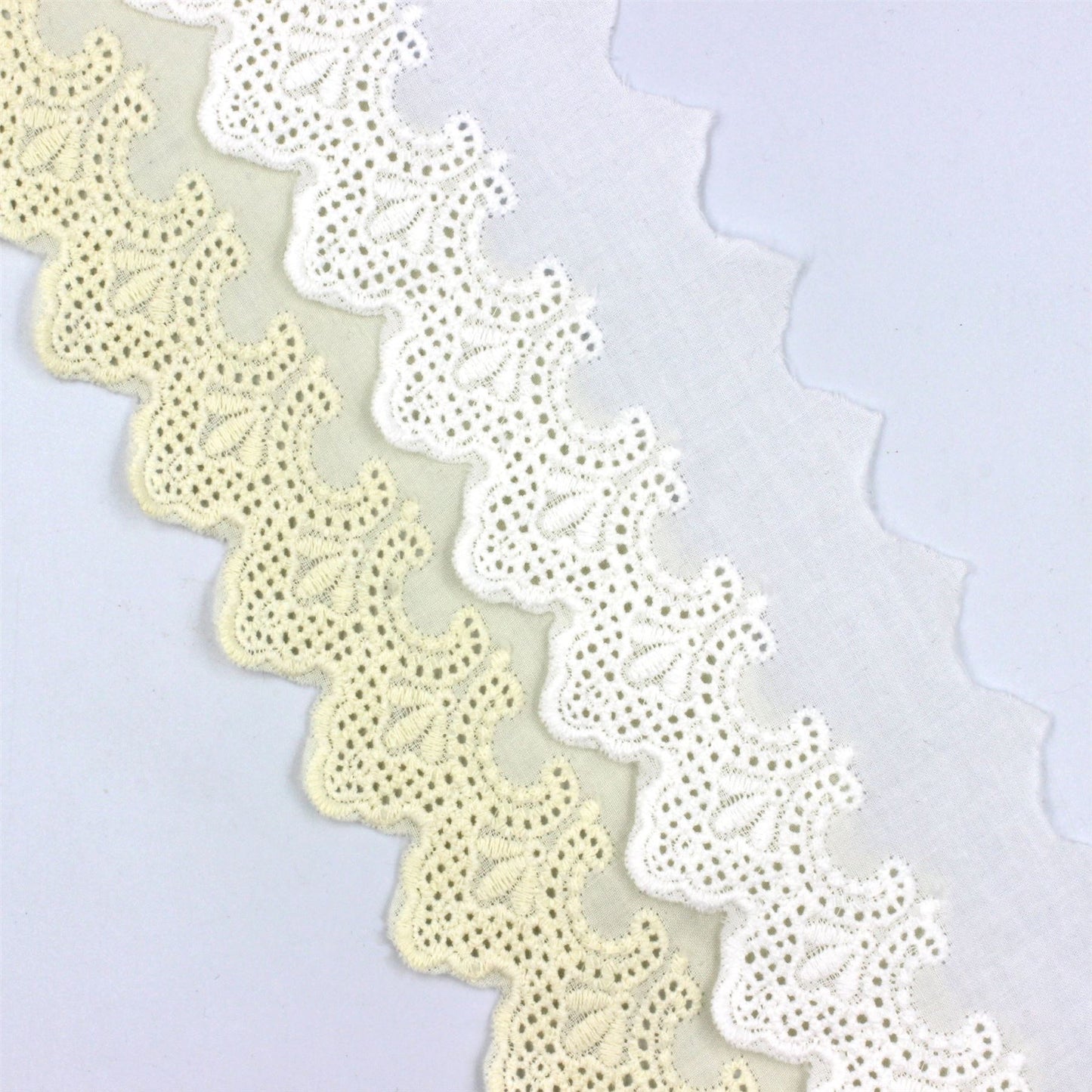 Scalloped Edge Broderie Anglaise 65mm 6148