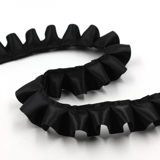 Box Pleated Double Satin Ribbon - 25mm x 1m - 7232