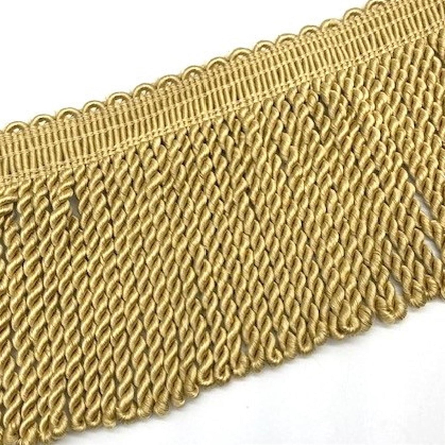 Rayon Bullion Fringe With Ornate Header 12cm 7097