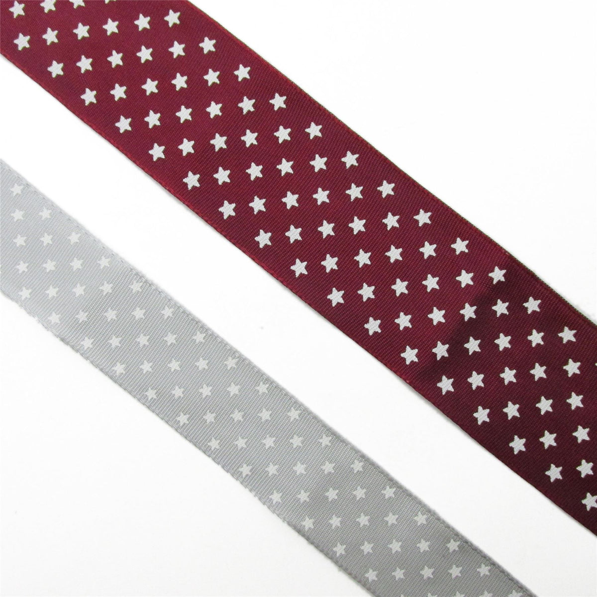 Ribbon with Small Star Pattern - by the metre - 6045