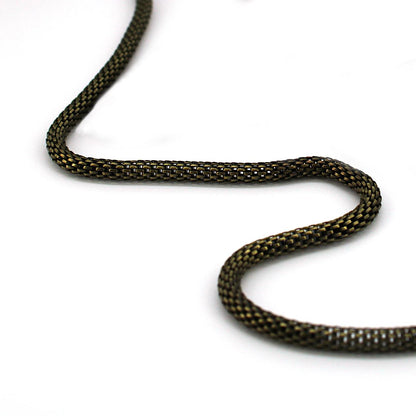 Steel Tubular Chain - 3mm - by the metre - 6374
