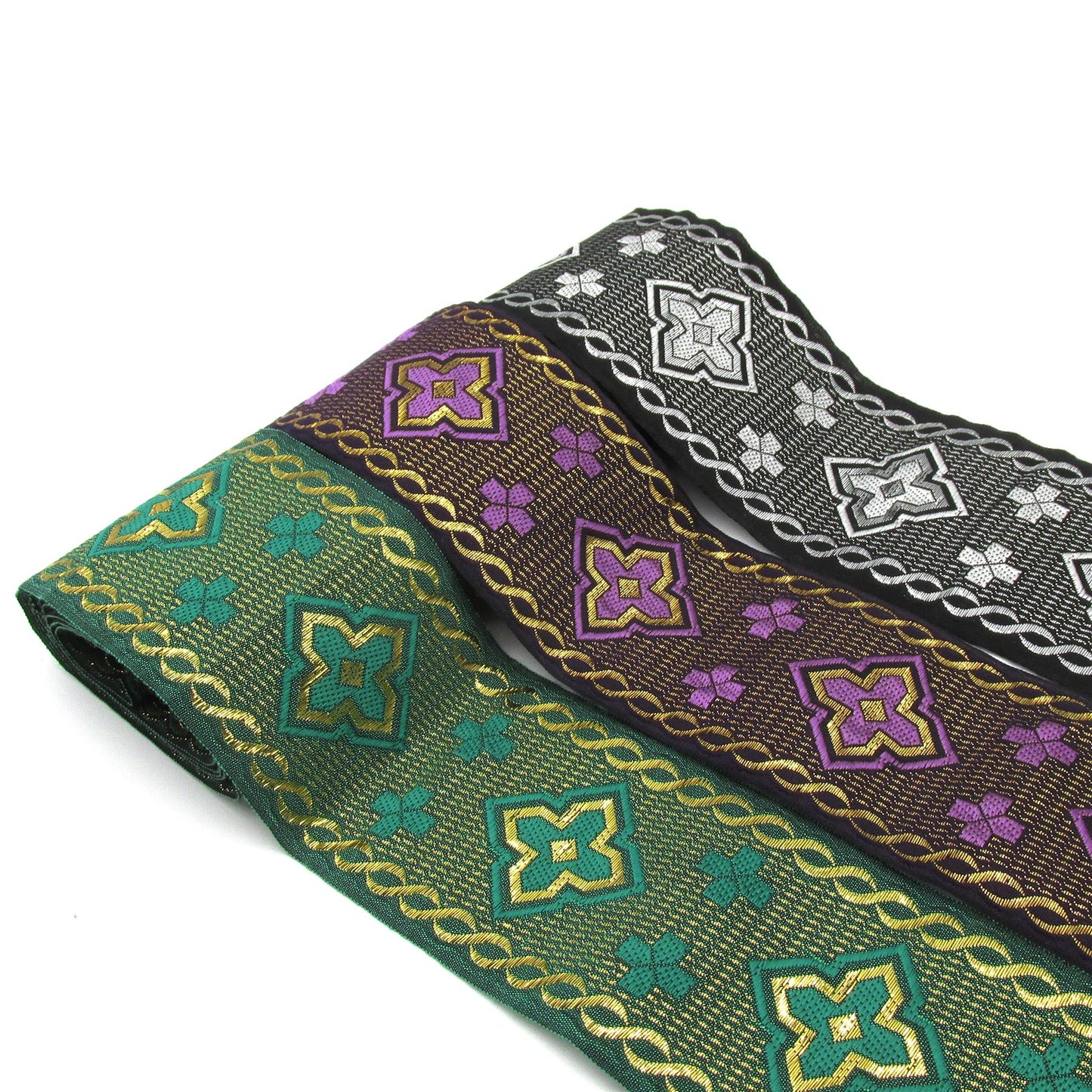 Wide Celtic Brocade Braid - 6cm - by the metre - 8246