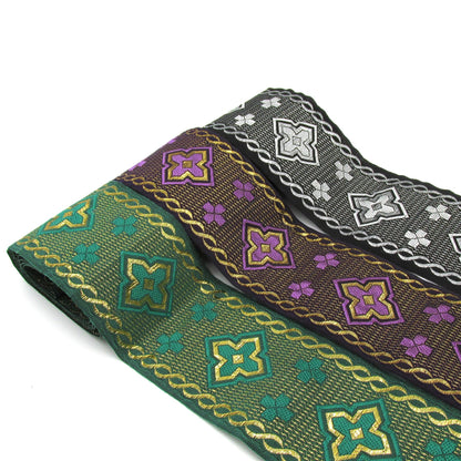 Wide Celtic Brocade Braid - 6cm - by the metre - 8246