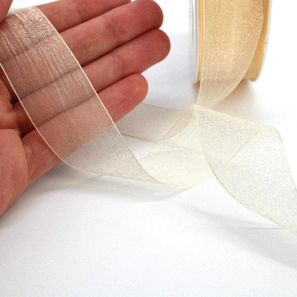 French Mousseline Ribbon - 10mm x 25 metres - 6003