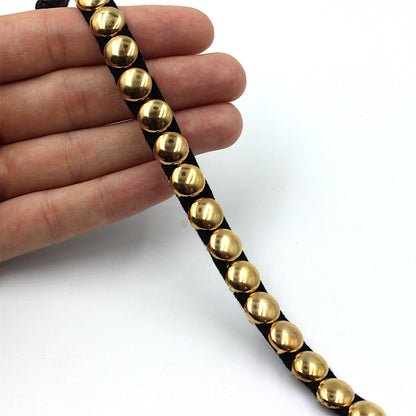 Stud Braid Round Iron-On 10mm 9567