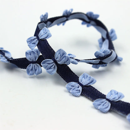 Denim Tape With Bows 20mm 8871