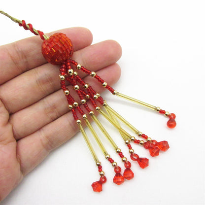 Beaded Tassel 10cm 9562